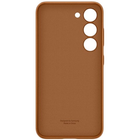 SAMSUNG Galaxy S23 Leather Case Camel