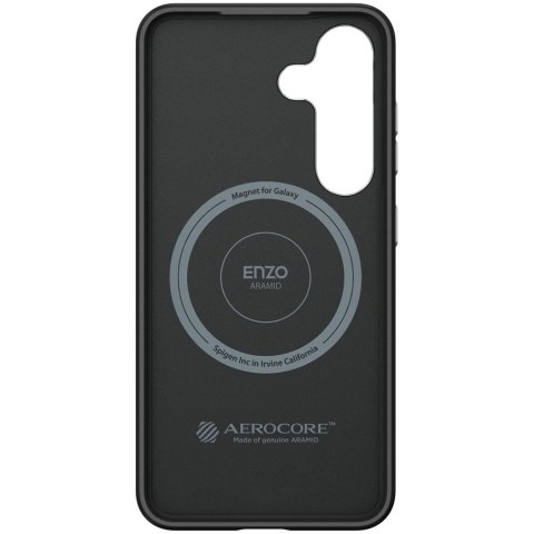 SAMSUNG Galaxy S25 Spigen Enzo Aramid Magnet Black-Silver