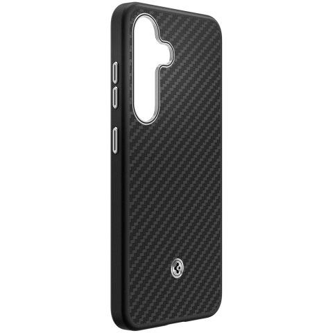 SAMSUNG Galaxy S25 Spigen Enzo Aramid Magnet Black-Silver