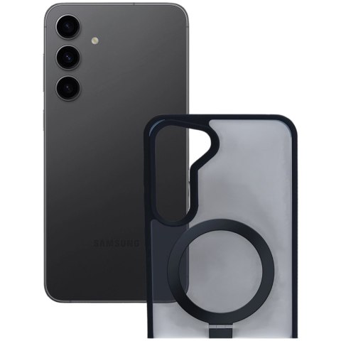 ETUI SAMSUNG GALAXY S25+ 3MK Mag&Stand Smoke Case