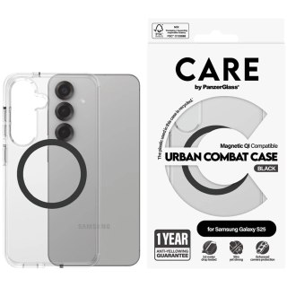 PANZERGLASS CARE Flagship Urban Combat QI S25 Transparent-Black