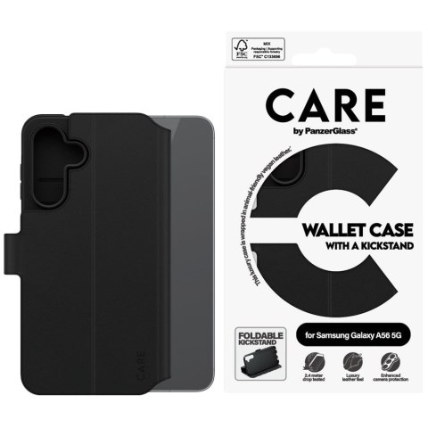 PANZERGLASS CarE Feature Wallet KickStand A56 5G Black