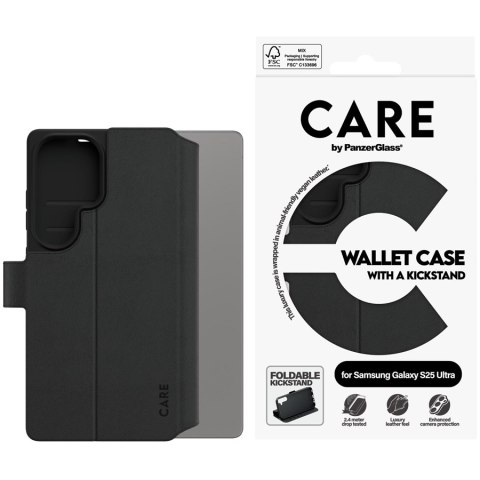PANZERGLASS CarE Feature Wallet KickStand S25 Ultra Black