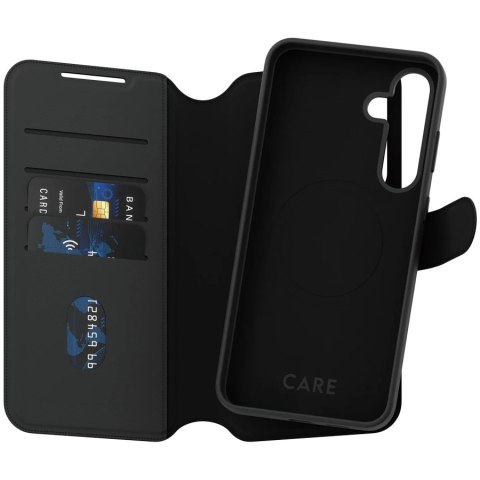 PANZERGLASS Tango 2-in-1 Wallet Case w. Qi Compatible Samsung Galaxy S25+