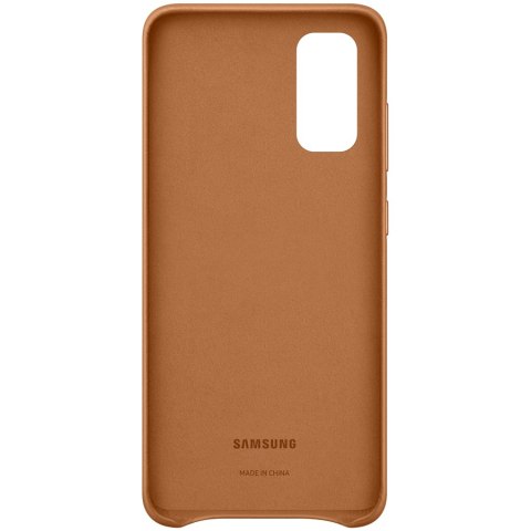 SAMSUNG Galaxy S20 Leather Cover Brown