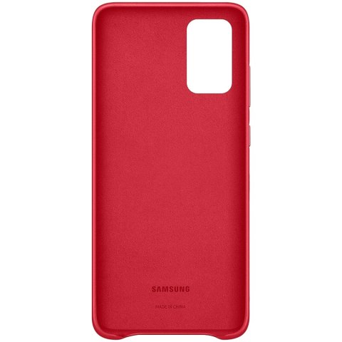 SAMSUNG Galaxy S20+ Leather Cover Red
