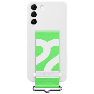 SAMSUNG Galaxy S22+ Silicone Cover With Strap White