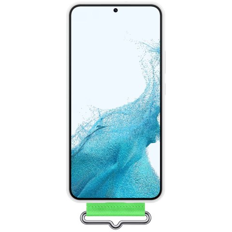 SAMSUNG Galaxy S22+ Silicone Cover With Strap White