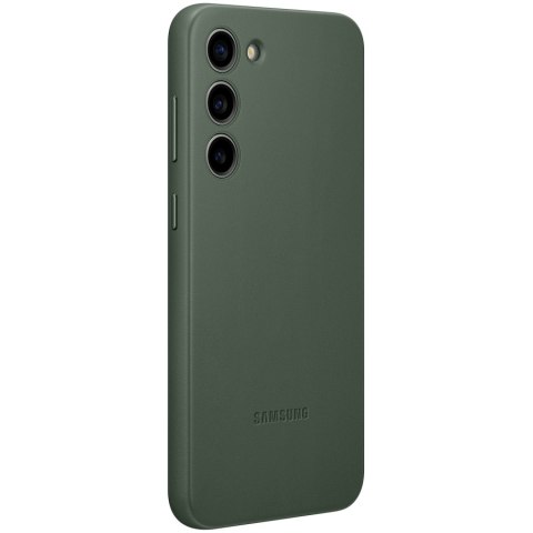 SAMSUNG Galaxy S23+ Leather Case Green