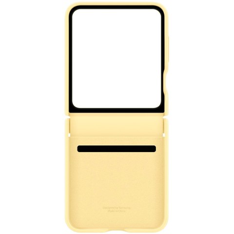 SAMSUNG Galaxy Z Flip 6 FLAP Eco Leather Case Yellow