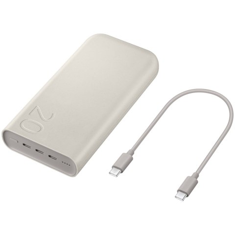 SAMSUNG Power Bank 20 000 mAh 3xUSB-C Beige