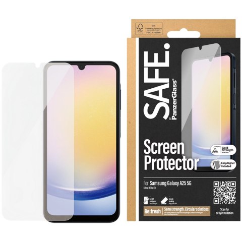 PANZERGLASS Screen Protector SAMSUNG Galaxy A25 5G Ultra-Wide Fit w. EasyAligner