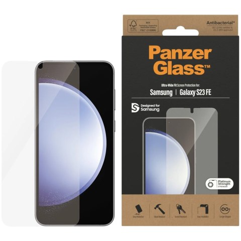 PANZERGLASS Screen Protector SAMSUNG Galaxy S23 FE, Ultra-Wide Fit