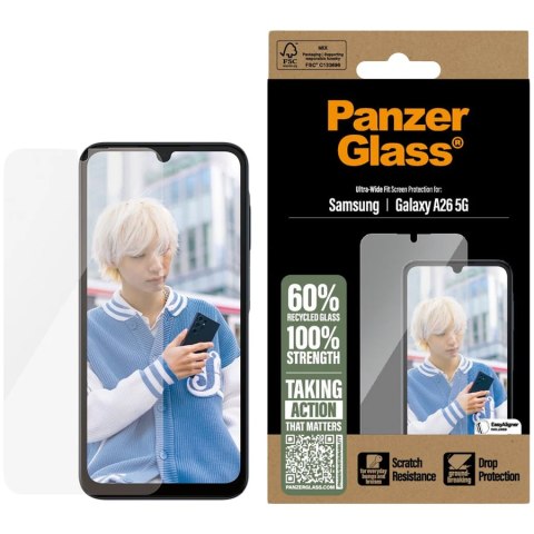 PANZERGLASS Ultra-Wide Fit Sam A26 5G Screen Protection