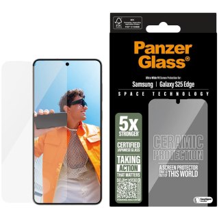PANZERGLASS Ultra-Wide Fit Sam S25 Edge Screen Protection Ceramic