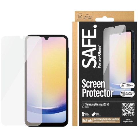 PANZERGLASS Screen Protector SAMSUNG Galaxy A25 5G Ultra-Wide Fit w. EasyAligner