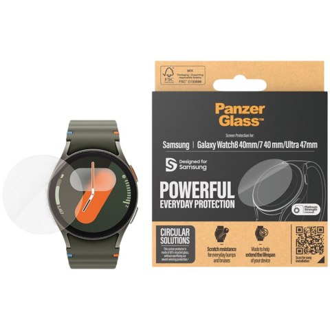 PANZERGLASS Screen Protector Samsung Galaxy Watch8 40mm Watch Ultra 47mm Watch7 40mm