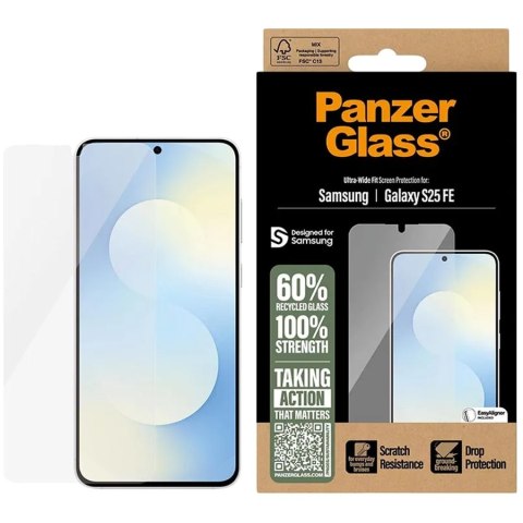 PANZERGLASS Ultra-Wide Fit Sam S25 FE