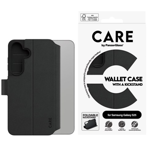 PANZERGLASS CarE Feature Wallet KickStand S25 Black