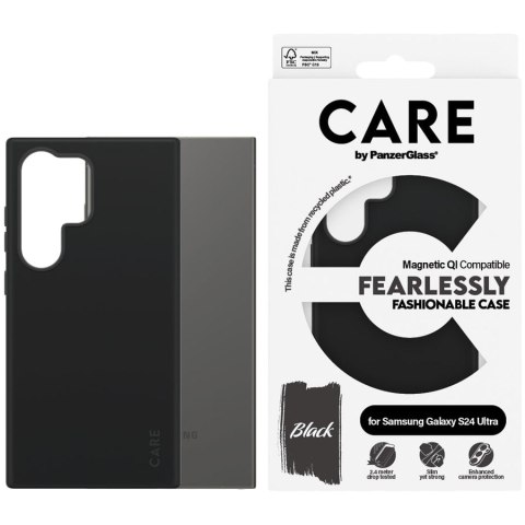 PANZERGLASS Case Black w. Qi Compatible SAMSUNG Galaxy S24 Ultra