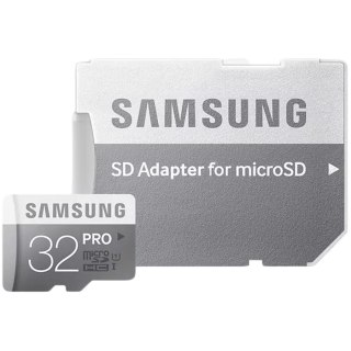 SAMSUNG PRO microSDHC 32GB + Adapter