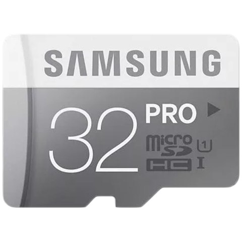 SAMSUNG PRO microSDHC 32GB + Adapter