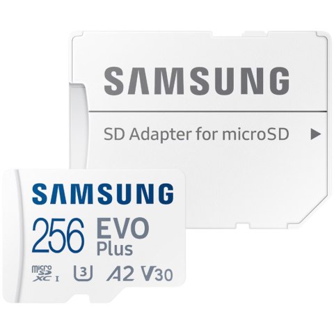SAMSUNG EVO+ mSD + Adapter 256GB