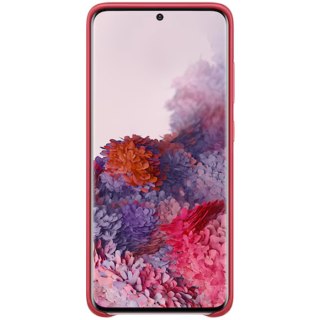 SAMSUNG Galaxy S20 Leather Cover Red
