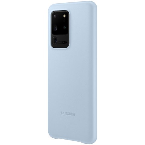 SAMSUNG Galaxy S20 Ultra Leather Cover Blue