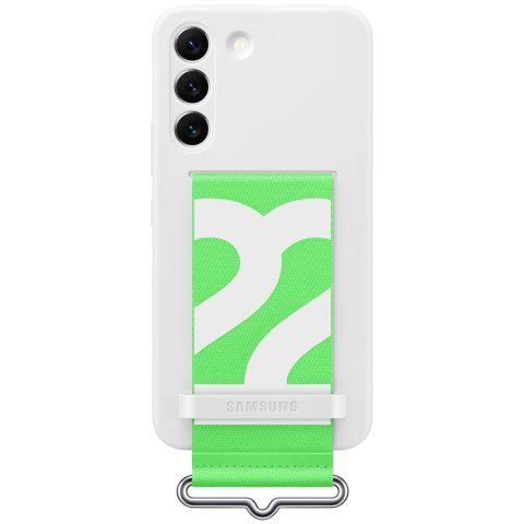 SAMSUNG Galaxy S22 Silicone Cover With Strap White