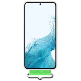 SAMSUNG Galaxy S22 Silicone Cover With Strap White