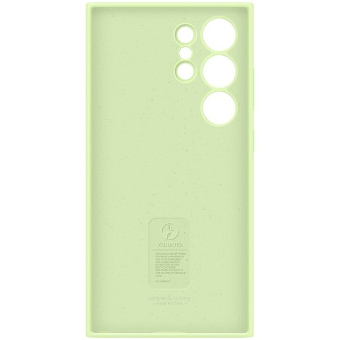 SAMSUNG Galaxy S24 Ultra Silicone Case Light Green