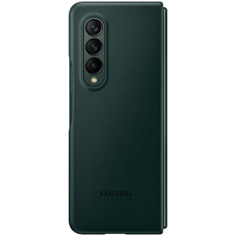 SAMSUNG Galaxy Z Fold3 Leather Cover Green
