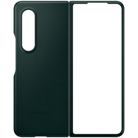 SAMSUNG Galaxy Z Fold3 Leather Cover Green