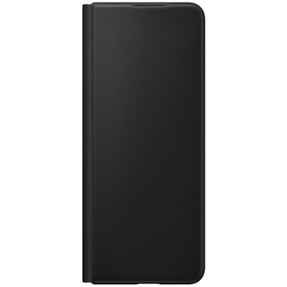 SAMSUNG Galaxy Z Fold3 Leather Flip Cover Black