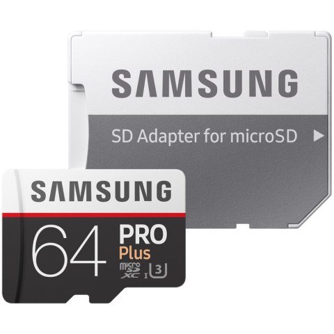 SAMSUNG PRO Plus microSDXC 64GB + Adapter